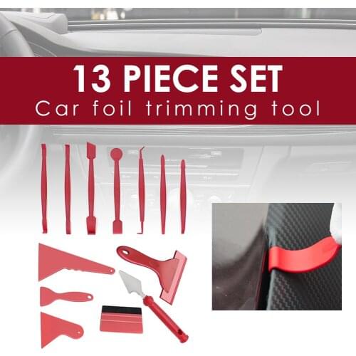 13/7pcs/set Film Wrapping Window Tinting Tools Car Vinyl Wrap Squeegee Tool Kit Automobile Exterior Repair Components