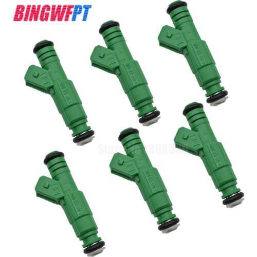 6pcs fuel injectors 0280 155 968 0280155968 high performance fuel injector for VW AUDI VOLVO many cars