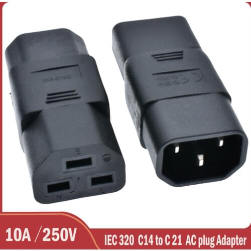 IEC320 C14 TO C21, IEC 320 C14 paragraph PDU UPS Power Adapter Connector Converter 15A C21 Female