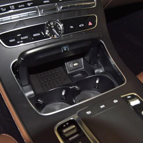 Trim Center Console Parts Personal Car Chrome Ashtray Cup Holder Outdoor Accessories for Mercedes Benz W213 2015-2020