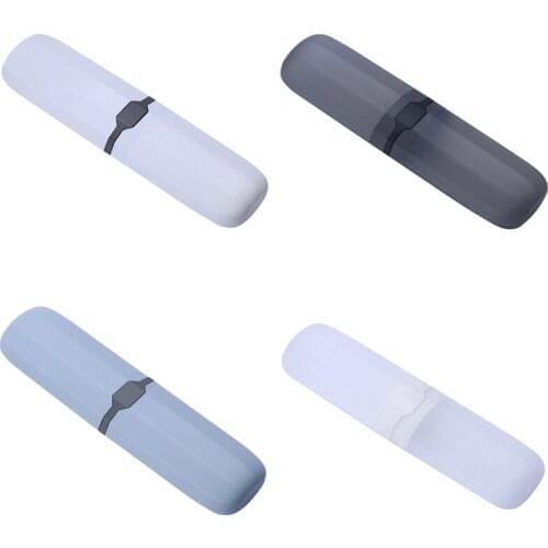 Travel Toothbrush Case Stretchable Toothpaste Holder Container Anti Bacterial Adjustable Box