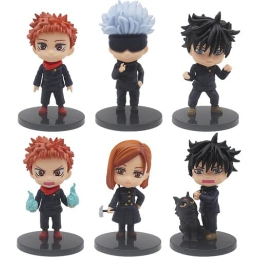Jujutsu Kaisen Anime Figures Fushiguro Megumi Kugisaki Nobara Gojo Satoru Yuji Itadori Ryomen Sukuna Figurine Pvc Model Toys