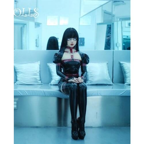 HIDOLLS 26) Custom Female Girl Silica Resin Half Head Cosplay Anime Role Play BJD Kigurumi Masks Crossdresser Doll Mask