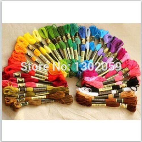 Similar DMC 150 Pcs/Lot Embroidery Thread Cross Stitch Thread Floss+50 Pieces of Needle--Choose Any Colors