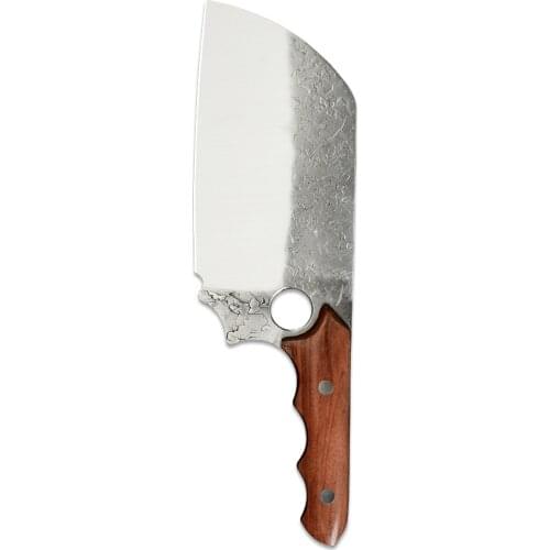 XYj 7.5 inch Chinese Butcher Kitchen Knife 5cr15 Stainless Steel Cutlery Knife Cleaver Meat Chopping Vege Slicing Chef Knife