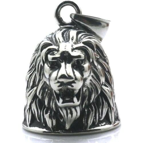 Charm Mens Retro Punk Style Cool King Lion Domineering Animal Pendant Necklace Birthday Gift