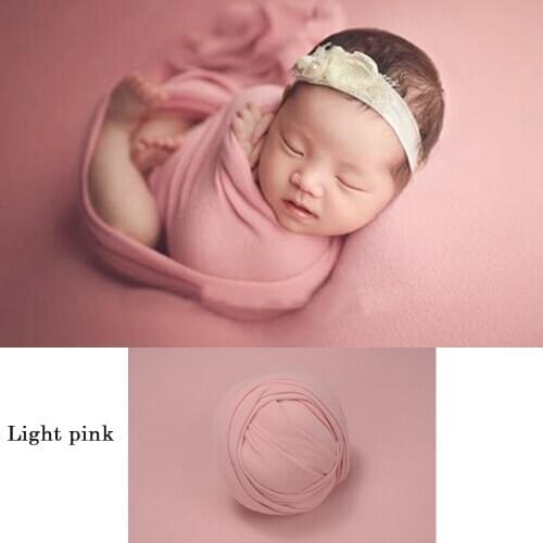 DJ New Stretch Soft Newborn Photography Wraps Baby Photo Props Blanket Studio Infant Shooting Background Kids Swaddling