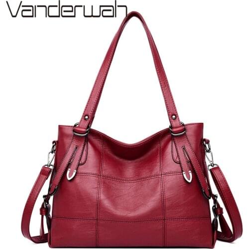 Women Soft Leather Handbags Women Famous Brand Crossbody Bag Designer Shoulder Messenger Bags For Women Top-Handle Bags Bolsas