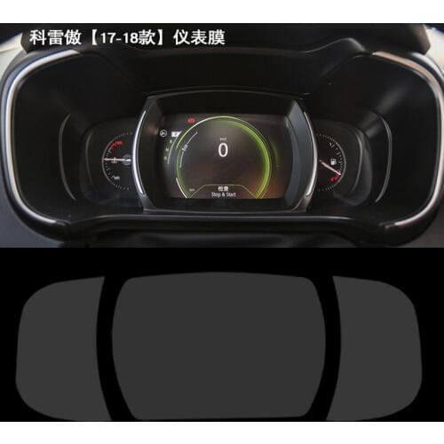 TOMMIA For Renault Koleos 09-19 Screen Protector HD 4H Dashboard Protection Film Anti-scratches Car Sticker