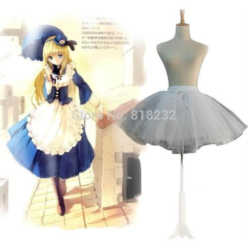 Lolita Meidofuku Crinoline Bubble Skirt Bustle Underskirt Outfit Cosplay Costumes For Wedding Dresses Petticoat
