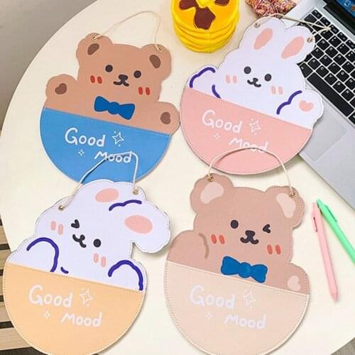 Cartoon Rabbit Women Makeup Bags Haning cosmetic bag Wall Mounted Organizer Waterproof Cosmetics Hanging Organizers pouch