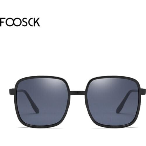 FOOSCK Retro Square Sunglasses Women Luxury Brand Sun Glasses Women Vintage Sunglasses Square Oculos De Sol Feminino