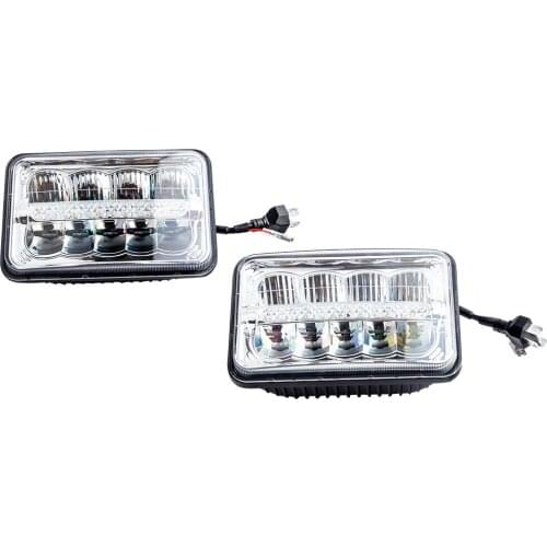 1PAIR 6" LED Headlights Bulbs DRL for Peterbilt for Freightliner for Kenworth Truck