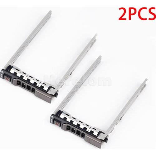 2pcs NTPP3 Hard Disk Caddy 2.5" SAS SATA Tray For DELL 2.5 R610 R710 R620 R720XD R730 R630 0KG7NR 0NTPP3