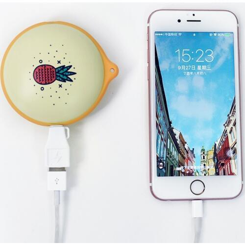 2-in-1 Pocket Heater As Hand Warmer Multifunctional Portable Electric Heater 3000mah(Real capacity)Power Bank For Phone Computer
