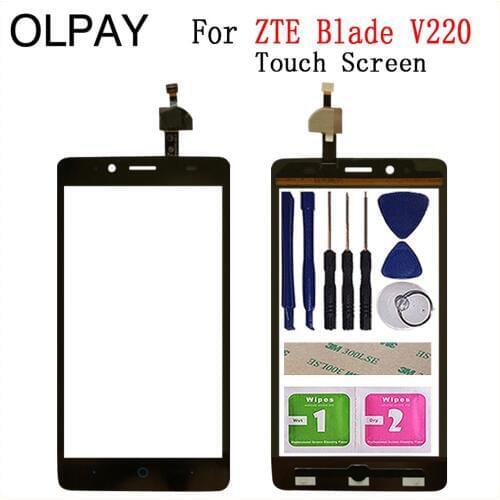 5.0'' Mobile Phone TouchScreen For ZTE Blade V220 Touch Screen Glass Digitizer Panel Lens Sensor Glass Repair