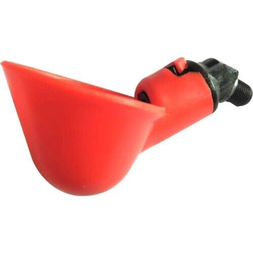 50pcs Automatic Chicken Waterer Cups,Plastic Backyards Chicken Water Feeder,Poultry Water Drinking Cups Bowls,Float Style Feed