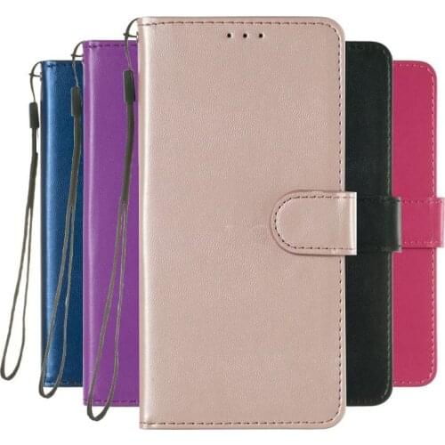Cover For Samsung Galaxy j6 j4 j2 Core j3 j5 j7 2017 2016 A6 A8 Plus A7 j8 2018 S20 Fe Lite Wallet Simple Single Color Case E01Z