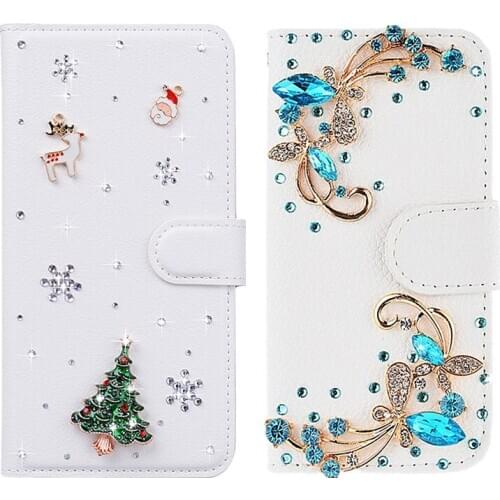 Christmas Design Case for Xiaomi Mi 10T Pro Note 10 Lite Poco F2 Pro X2 9 SE Redmi K20 K30 7A 8A 7 8 Note 9 S 9s Leather Cover