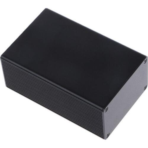 Black 100x76x35mm Corrosion Resistant Aluminum Split Body Aluminum Box Enclosure Case Project Electronic DIY