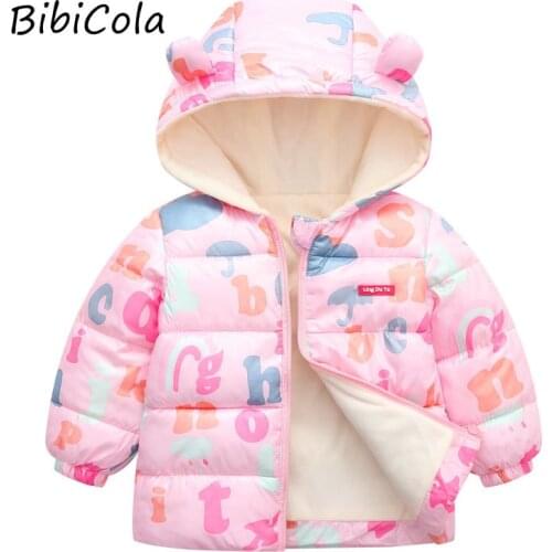 Baby winter clothing fashion cotton coat jacket down cotton tops for men and women thickened out warm and cold resistant jacket