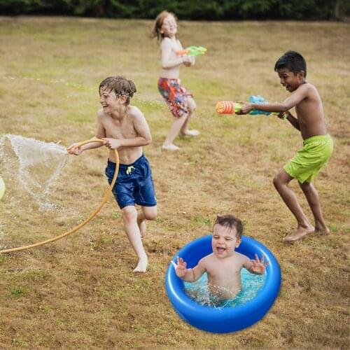 Childrens Summer Pool Baby Inflatable Swimming Pool Double-layer Swimming Pool Bathtub Portable Kids Outdoors Sport Play Toys