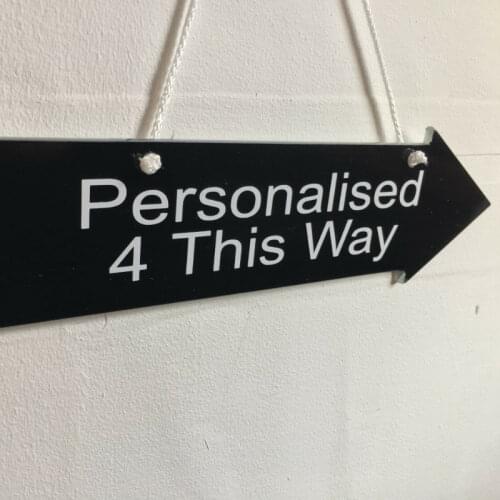 DIY House Number House number Details about Customized Directional Arrows Sign, Hanging Arrow Sign Plaque Door sign