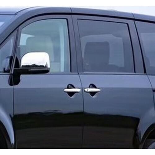 For Mitsubishi Delica 2020 2021 ABS Chrome Side Door Handle Covers Trim Car Styling Accessories