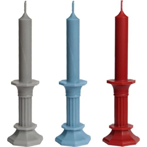 Candle Mold Candle on Candle Stick Shaped Candle Making Tool DIY Handmade Pole Wax Soap Mold Making Supplies