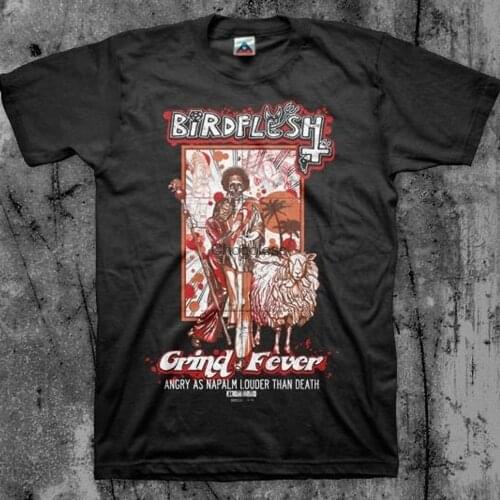 Birdflesh t shirt grindcore band. Nasum Phobia Insect Warfare Gadget(1)