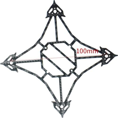 FEICHAO Larva X 100mm Wheelbase 2.5 Inch Frame Kit for RC Drone FPV Racing Quadcopter Multicopter Multirotor Spare Part