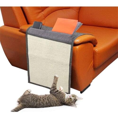 Pet Cat Scratch Deterrent Tape Anti-Scratch Tape Cat Couch Protectors Furniture Sisal Scratcher Mat Guards Sofa Protection Pads