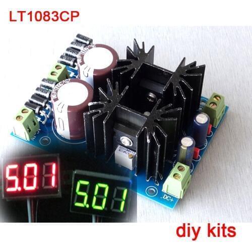 LT1083CP high-power linear hifi regulated DC POWER BOARD KIT two channel output