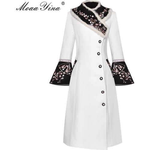 MoaaYina Women's Coats With Fur