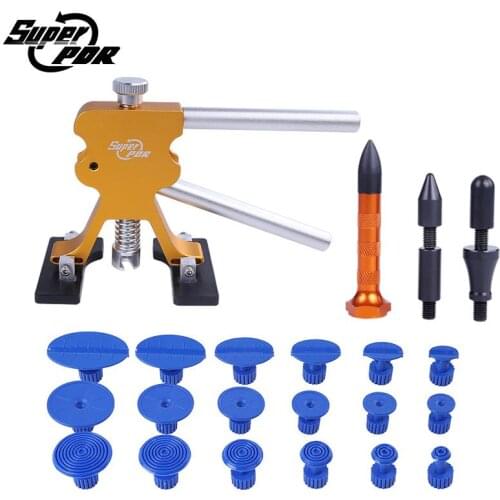 GLCC Kit PDR Tool Paintless Dent Repair Tool Car Body Dent Lifter Hail Damage Repair Tools Auto Body Dent Repair Hand Tools Set