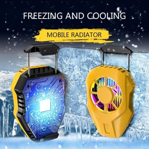 New Q9 Portable Universal Fast Mobile Phone Game Cooler Semiconductor Frozen Radiator Cooling Fan For iPhone Samsung Huawei