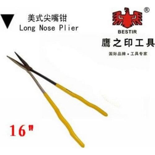 BESTIR taiwan original USA type 16" longer nose plier high carbon steel,NO.10135 wholesale and retail freeshipping