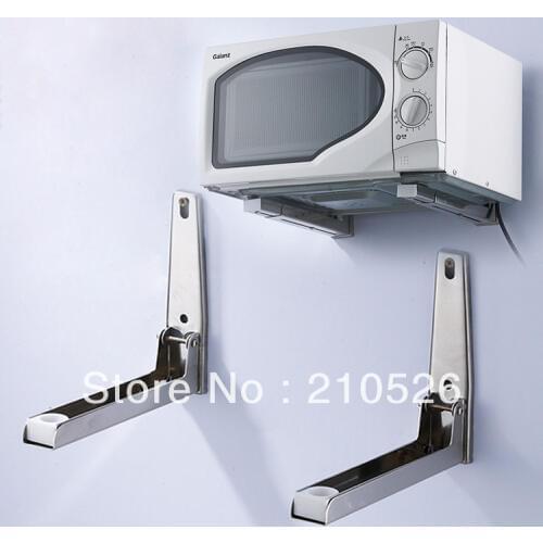 Free shippping kitchen stainless steel microwave oven shelf mount shelf,oven rack/stand,1set/lot,good quality