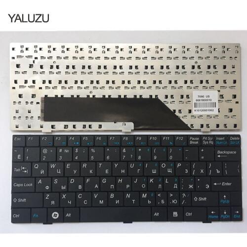 Russian laptop keyboard for MSI U100 U100X U110 U115 U123 U120 U90 U90X U9 U10 series RU black notebook new keyboard
