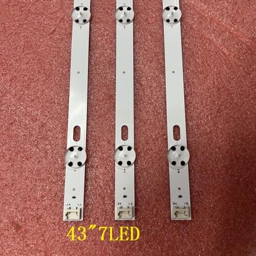 LED backlight strip(3) for LG 43UJ634V 43UJ675V 43LJ624V 43LJ634V 43LJ617T 43UJ701V 43UJ6309 43UJ6307 43UJ670V 43UJ6350 43UJ6500