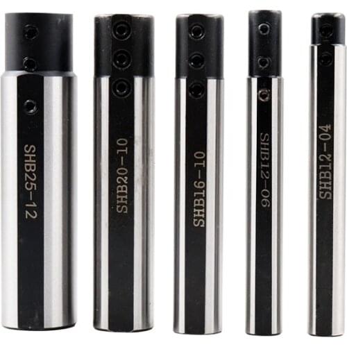 High-precision SHB16 SHB20 2mm 3mm 4mm 5mm 6mm 7mm 8mm 10mm Boring Tool Bar Lathe Cutter Sleeve Round shank CNC Cutting Holder