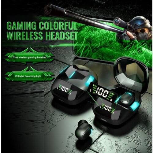 G7S TWS Wireless Bluetooth5.0 Headphones Sports Earbuds Earphone HIFI 3D Stero Noise Reduction Games Headset With Charging Bin