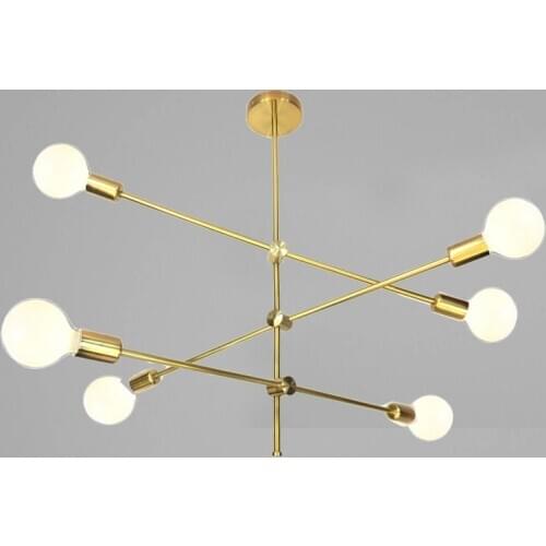Gold Finished Modern Led Ceiling Lights for living room bedroom study room Adjustable New stairway Led Ceiling Lamp E27 bulb