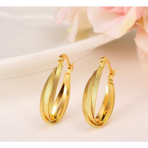2pairs Hot sale Fashion Style Real Vintage Earring For Women Classic Earrings new Design gold color Jewelry For women