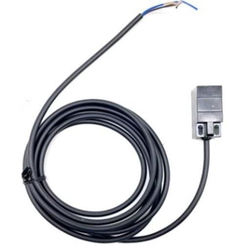 2pcs Square proximity switch DC three wire NPN normally open 12 ~ 24V metal induction switch limit sensor waterproof