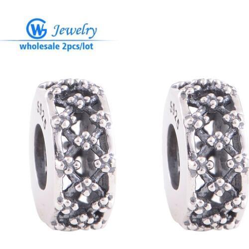 2pcs/lot summer style diy charms i love mum fits genuine silver necklaces gift for mothers day GW Fashion jewelry T032