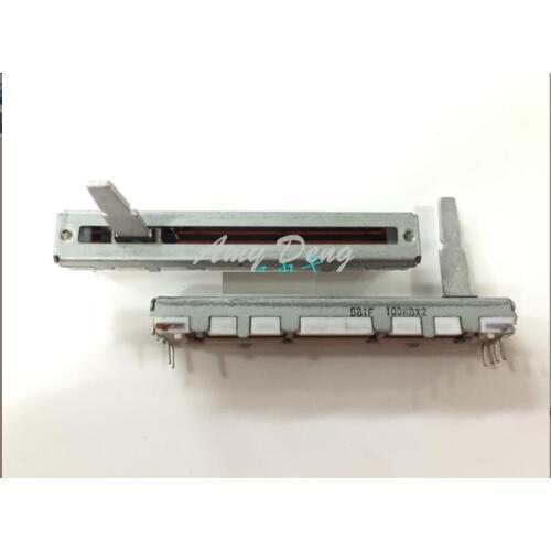 20pcs/lot Taiwan 6 cm potentiometer double 100KB*2 axis 20MM mixer potentiometer