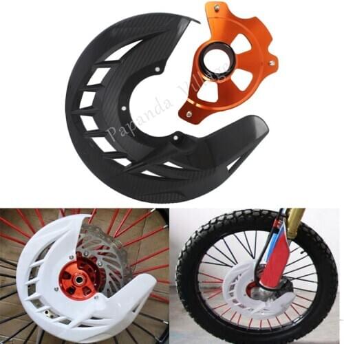 Aluminum ABS Plastic Front Brake Disc Guard Cover for TC FC 125-450 TE FE 125-501 TE 125 250 300 FE FS FX