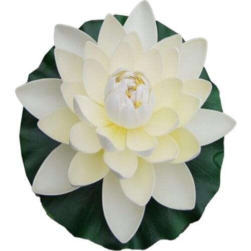 Aquarium Lotus Flower Artificial Decoration Décor Floating Flowers Home