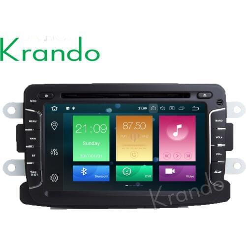 Krando Android 9.0 7'' 32GB ROM car radio player for Duster KD gps navigation multimedia system Steering wheel control wifi